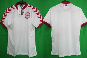 2002 Denmark Danish Dynamite DBU Jersey Shirt Away hummel FIFA World Cup L BNWT - Picture 1 of 11
