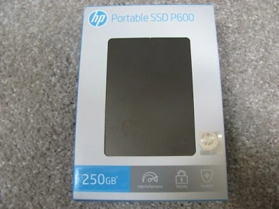 Brand New HP P600 250GB Portable USB 3.1 External SSD 3XJ06AA#ABC - Image 1 of 4