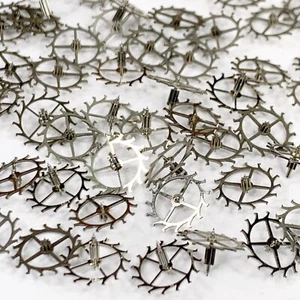 20 Silber Escape Wheels 8mm Taschenuhr Teil Zahnrad Uhrmacher Reparatur Lot NOS Zahnrad - Bild 1 von 9