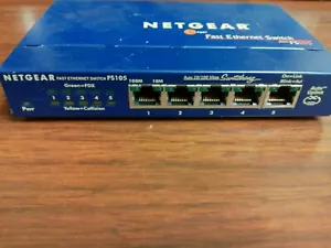 Netgear ProSafe FS105 5-Port 10/100 Fast Ethernet Switch - Picture 1 of 3