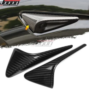 Real Carbon Front Camera Cover Fender Spoiler For Tesla Model 3 HighLand 2024-25 - Picture 1 of 14