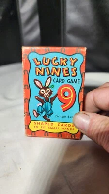 Vintage Warren Built-Rite Games Lucky Nines Card Complete Set 44 Shaped Rare - Image 1 of 4