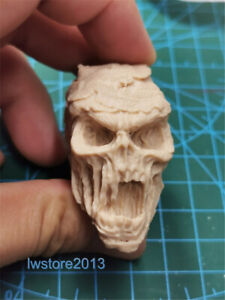 1:6 Mummy Demon Monster Head Sculpt Carved For 12inch Male Action Figure Body