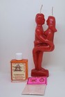 VELA DE AMOR UNION DE PAREJA KIT ACEITE, POLVO, ORACION E INSTRUCCIONES INCLUIDO