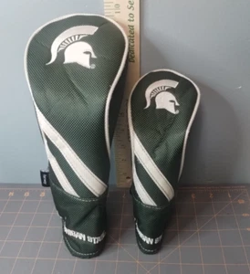 Team Effort Michigan State Spartans Fairway Head Cover and Hybrid Head Cover - Picture 1 of 6