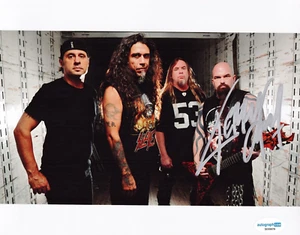 Guitarra Slayer firmada por Kerry King Heavy Metal foto firmada 8x10 con ACOA SD59879 - Imagen 1 de 1