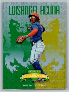 Luisangel Acuna 2024 Panini Crusade Green /250 #27 New York Mets - Picture 1 of 2