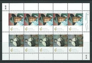 AUSTRALIA 2001 SLIM DUSTY COUNTRY SINGER SHEETLET UNMOUNTED MINT, MNH - Picture 1 of 1