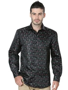 Camisa Casual M/Larga Spcls Centenario 100% Mikrofaser Negro ID 41167  - Bild 1 von 1