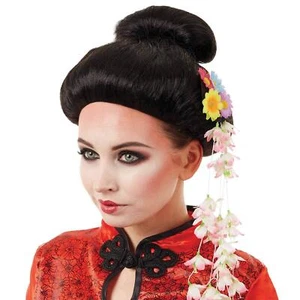 Geisha Costume Women Japanese Wigs Geisha Hair Accessories Chinese Hair Wig - Picture 1 of 2
