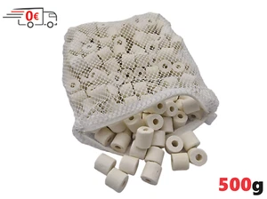 Keramikringe 0,5kg Filtermedium Aquarium Teichfilter Hochporöse - inkl. Netzsack - Bild 1 von 4