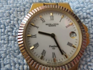 Solvil Titus Pather watch original owner 35mm Gold /stainless gentle mans watch - Picture 1 of 4