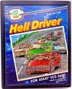 ATARI VCS 2600 -- HELL DRIVER (ITT FAMILY GAMES) - Picture 1 of 3