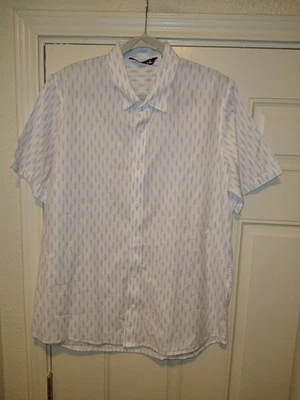 Travis Mathew Early Check In Short Sleeve Button Up Shirt Men's sz Large - Image 1 of 4