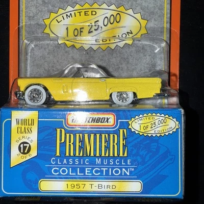 1998 Matchbox Premiere Classic Muscle Collection 1957 T-Bird  Limited Edition! - Image 1 of 4