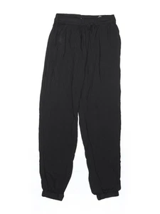 H&M Girls Black Track Pants 7 - Picture 1 of 2
