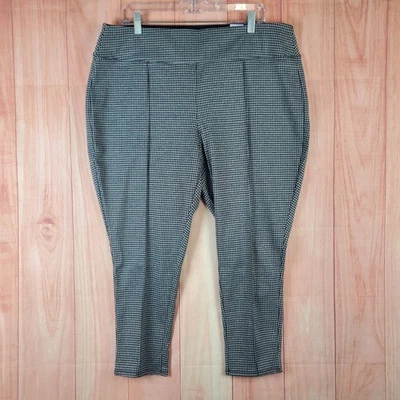 Apt. 9 Tummy Control Ponte Leggings Womens P 2XL S P2XLS Houndstooth - Image 1 of 4