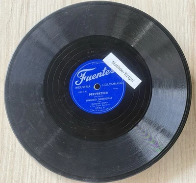 HUMBERTO CARRASQUILLA Pervertida / Borracho por ti 78RPM Colombia Tango Hear - Image 1 of 4