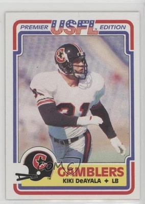 1984 Topps USFL Kiki DeAyala #33 - Image 1 of 2