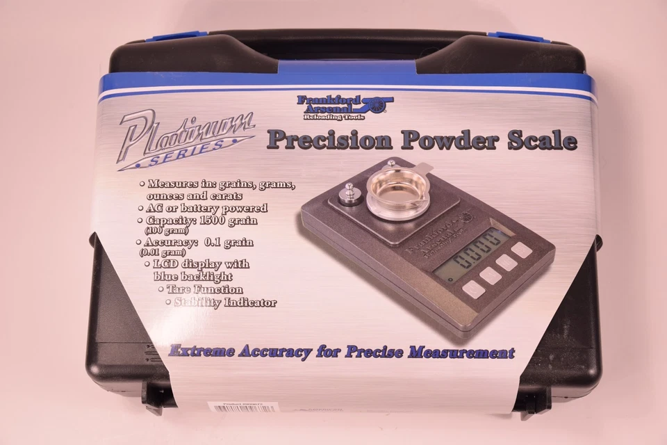 Escala de pó de precisão Frankfurt Arsenal PLATINUM SERIES 909672 NOVA EM FOLHA - Imagem 1 de 4