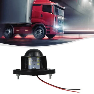 Reliable and Wear Resistant License Plate Light for Trucks 6 LED Lights 24V - Image 1 of 4