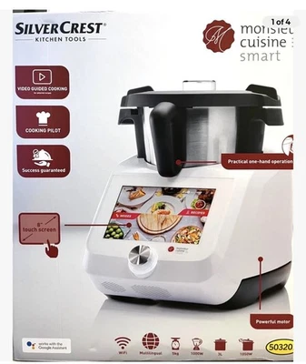 Monsieur Cuisine Smart - Silvercrest - nuovo e sigillato inc 3 anni di garanzia 🔥 - Immagine 1 di 4