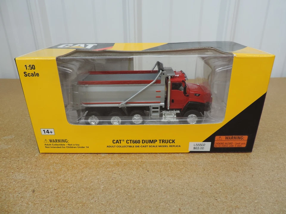 CAT CT660 Dump truck NORSCOT 1/50 semi farm box diecast toy Caterpillar Z - Image 1 of 4