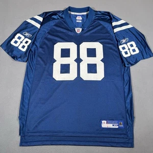 Marvin Harrison 88 Colts Jersey Mens XL Blue Indianapolis Football Reebok NFL - Picture 1 of 7