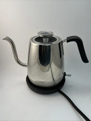 KitchenAid Precision Gooseneck Electric Kettle (KEK1025SS) Tea/Coffee 1 L ~EUC - Image 1 of 4