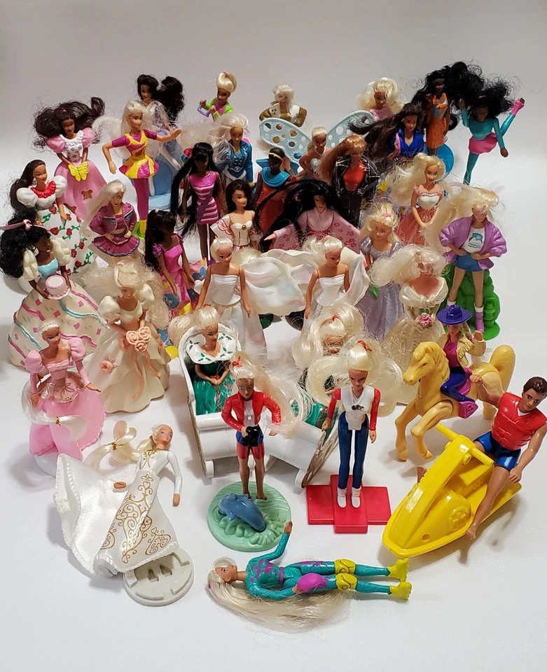 Винтажный лот 1990-2000-х Barbie McDonald's Happy Meal игрушки, 52 изделия всего - Изображение 1 из 4