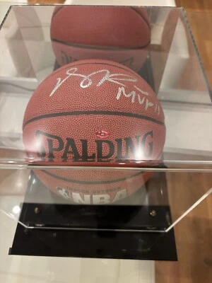 Derrick Rose Autographed MVP Basketball, AUTHENTICATED - COMES WITH CASE - Image 1 of 2