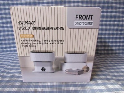 Portable Handheld Mini Washing Machine for Travel and Dorms (New) FREE SHIPPING. - Image 1 of 4
