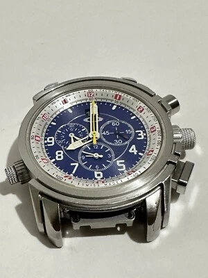 Oakley 12 Gauge Watch’s Head Only. Oakley Watch 12 Gauge Blue & White Dial - Image 1 of 4