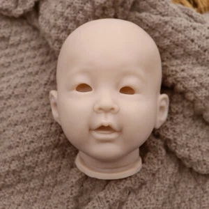 23 Inch Reborn Baby Doll Kit Mei Lien Soft Unpainted Kits Cute Asian Face - Picture 1 of 4