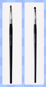 SALE! SEPHORA Flat TIGHTLINE + Angled TAPERED Eyeliner Brush MUA Set #32 #33 - Picture 1 of 2