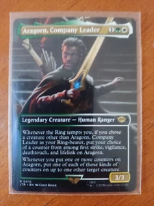 Aragorn Company Leader Magic The Gathering Lord Of The Rings Middle MTG 410 - Picture 1 of 2