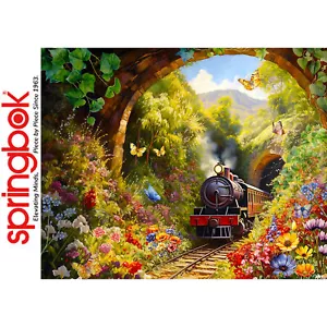 TUNNEL PASS 1000pc SPRINGBOK Jigsaw Puzzle Random Cut Super Deluxe 11205 - Picture 1 of 12