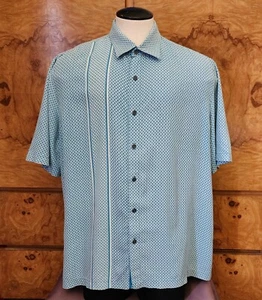 NAT NAST ~ MENS SILK BUTTON DOWN SHIRT ~ XXL - Picture 1 of 7