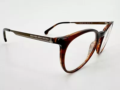 NOS Brooks Brothers BB2041 Anteojos MARCOS 6141 Marrón 52[]19-140 Dorado J481 Foto 1 de 4