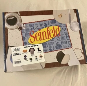 New & Sealed SEINFELD Collector’s Bundle! Culturefly 7 Piece Set SZ Med - Picture 1 of 11