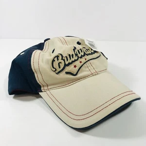 Budweiser Baseballkappe Mütze marineblau elfenbein burgund verstellbar 2006 offizielles Produkt  - Bild 1 von 5