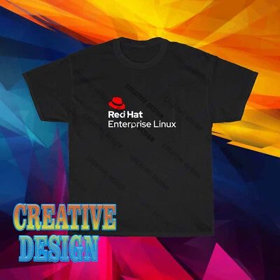 Nuevo Diseño Linux Sombrero Rojo Logo Unisex Camiseta Divertida Talla S a 5XL Foto 1 de 3