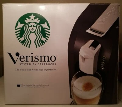 New Verismo System K-FEE 580 Silver & Black Espresso Coffee Machine by Starbucks - Image 1 of 4