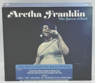 The Queen of Soul by Aretha Franklin 4 CD Box Set 2014 Import New Factory Sealed - Image 1 of 4