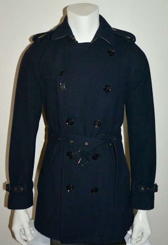 GIACCA TRENCH DA UOMO BURBERRY BRITTON DOPPIO PETTO NUOVA CON ETICHETTE GRANDE