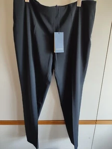 Piazza Sempione Emanuela Tropical Wool Trousers Navy UK18 IT50 RRP£245 - Picture 1 of 7