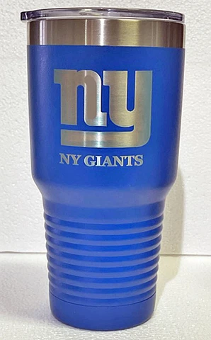 New York Giants Polar Camel 30 oz Blue Ringneck Vacuum Insulated Tumbler Cover