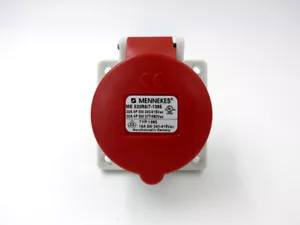 Mennekes Panel Mounted Socket Type 1385 16A 4P 5W 240/415V IP44 - Picture 1 of 4