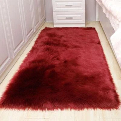 Thick Faux Fur Carpet for Living Room Plush Rug Fluffy Floor Carpets Area Rugs - Image 1 of 4