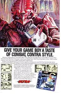 1991 OPERAZIONE C CONTRA NINTENDO GAME BOY GB PRINT AD - ULTRA VIDEO GAMING ART - Foto 1 di 4